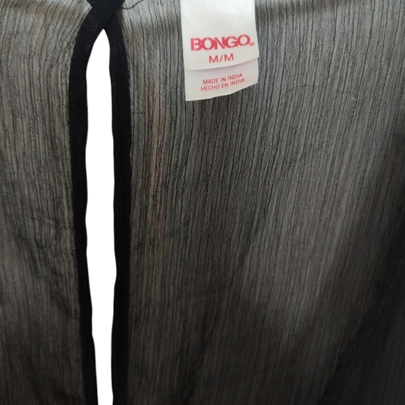 NWOT Bongo Women's Swim Cover-Up, M, Black & Pink - Picture 3 of 4